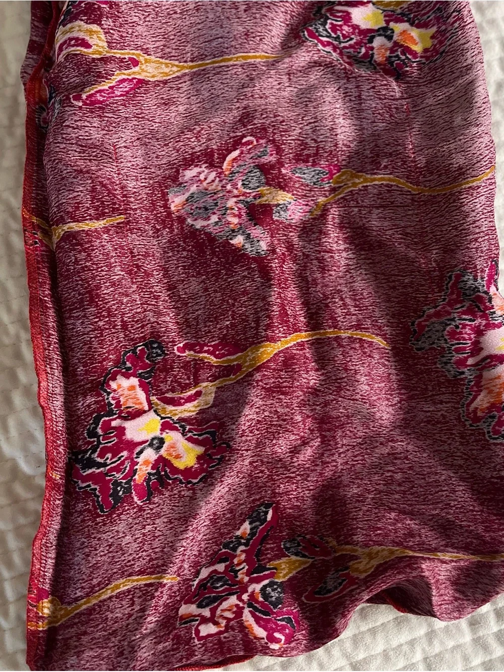 Lisa Corti Milano Silk Floral Carrier Bag